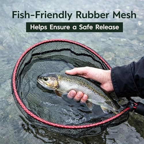 Landing Net — Rubber Mesh — image 3