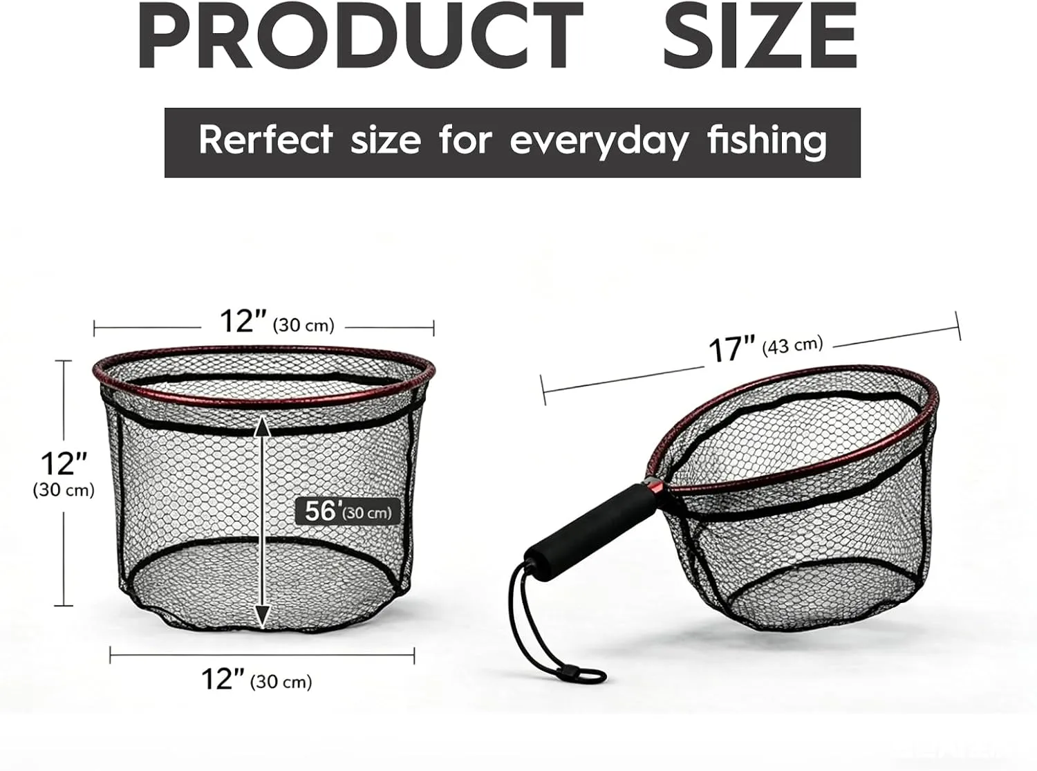 Landing Net — Rubber Mesh — image 6